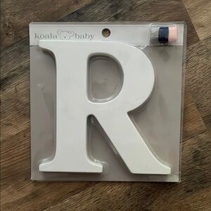 Koala Baby White Letter R Wall Decor